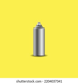 Spray Paint Can Mockup Vector Graphics