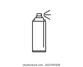 Spray paint can symbol icon design vector isolated transparent background