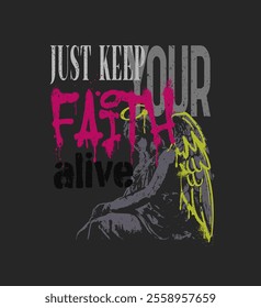 Spray paint graffiti style pink color crown with slogan “QUEEN”Vector illustration design for slogan tee, t shirt, fashion graphic, print and poster