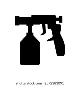 Spray paint gun icon design vector illustration.