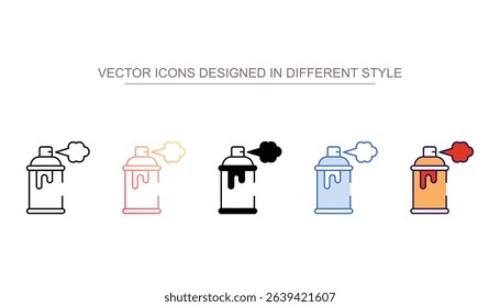 Spray Paint icon design with white background stock illustration