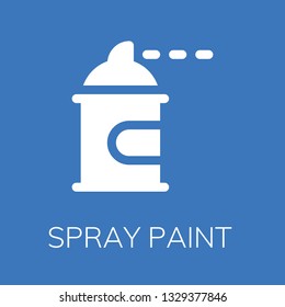  Spray paint icon. Editable  Spray paint icon for web or mobile.