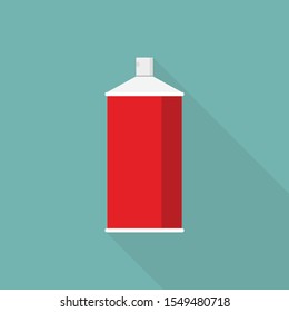 Spray paint icon. Flat illustration of spray paint vector icon for web design