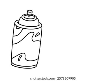 Spray paint icon. Isolated vector illustration