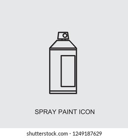 spray paint icon. line spray paint icon from construction collection. Use for web, mobile, infographics and UI/UX elements. Trendy spray paint icon.