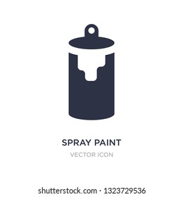 spray paint icon on white background. Simple element illustration from UI concept. spray paint sign icon symbol design.