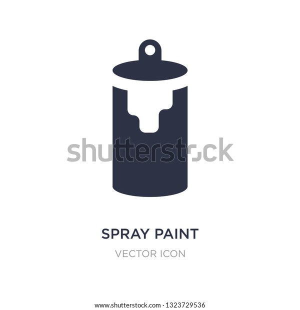 spray paint\
icon on white background. Simple element illustration from UI\
concept. spray paint sign icon symbol\
design.