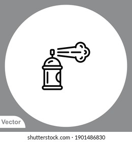 Spray paint icon sign vector,Symbol, logo illustration for web and mobile