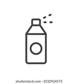 Spray paint icon Simple outline vector logo