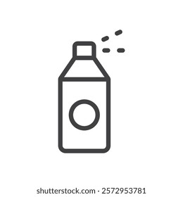 Spray paint icon Simple outline vector logo