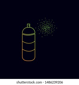 Spray paint icon . Vector illustration