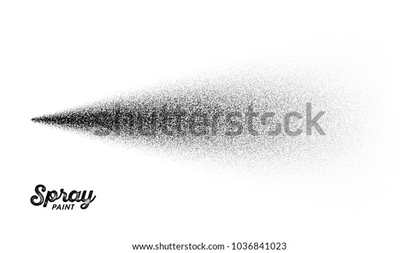 Spray\
paint or spray mist effect, vector\
illustration
