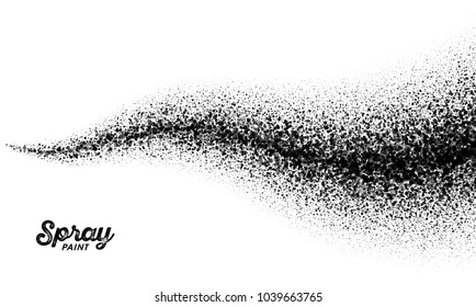 Spray paint splatter pattern, vector illustration