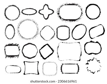 spray paint stencils paint frames, stenciling backdrop and spray paint texture borders.