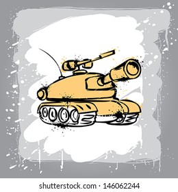 Spray paint tank