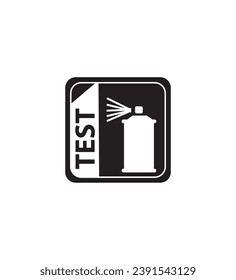 Spray paint spray testing icon