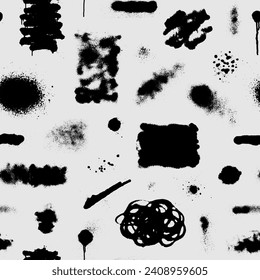 Spray paint texture seamless background, abstract design elements 
