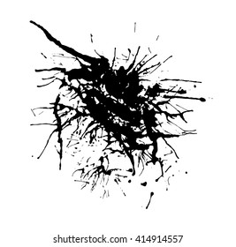 Spray paint, trace result.