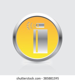Spray with paint vector icon