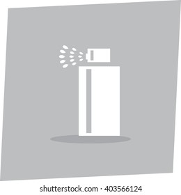 Spray with paint vector icon