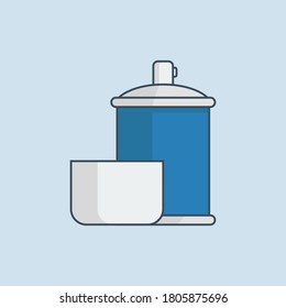 Spray-Anstrich, Vektorsymbol