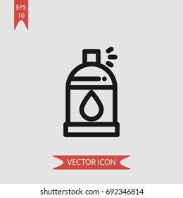 Spray paint vector icon, illustration symbol