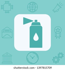 Spray paint vector icon sign symbol