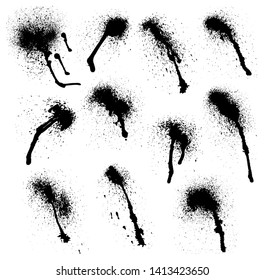 Spray Paint Vector Pack 02