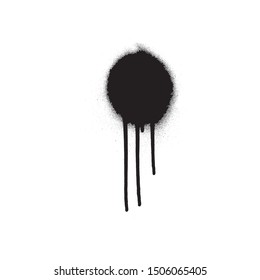 Spray paint vector. Paint splatter texture isolated on white background
