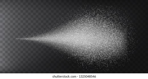 Spray paint or water of atomizer. Vector illustration