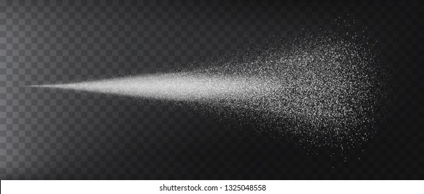 Spray paint or water of atomizer. Vector illustration