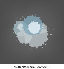 Spray paint watercolor vector