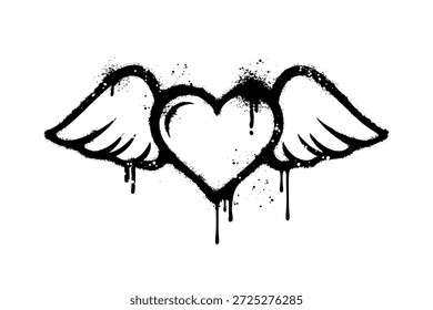 Spray Painted Graffiti love Sprayed isolated on white background.