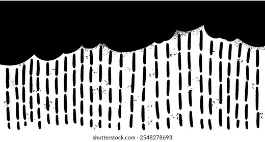 Spray Painted Graffiti Raindrops background isolated on white background.