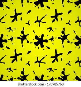 Spray pattern yellow