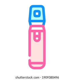 spray with perfume groomer color icon vector. spray with perfume groomer sign. isolated symbol illustration