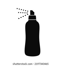 icono de perfume de spray con diseño de moda