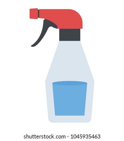 A spray pistol cleaner plastic bottle 