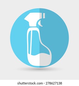 Spray Pistol Cleaner Plastic Bottle