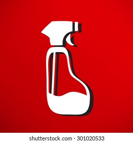 Spray Pistol Cleaner Plastic Bottle