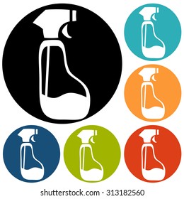 Spray Pistol Cleaner Plastic Bottle