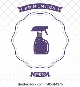 Spray Pistol Cleaner Plastic Bottle