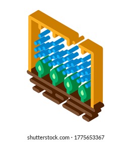 Spray Plant Tool Icon Vector. Isometric Spray Plant Tool isometric sign. color isolated symbol illustration
