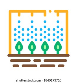 Spray Plant Tool Icon Vector. Outline Spray Plant Tool Sign. Isolated Contour Symbol Illustration