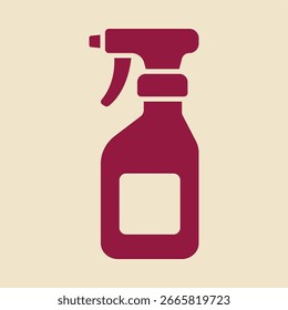 Spray red trendy useful vector Illustration design cute colorful background.eps