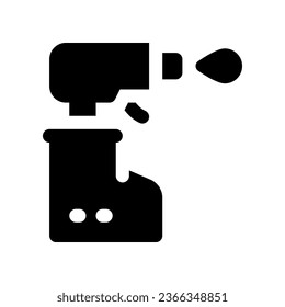 spray solid icon. vector icon for your website, mobile, presentation, and logo design.
