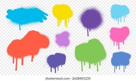 ponto de pulverização gotas graffiti definir estilo fundo