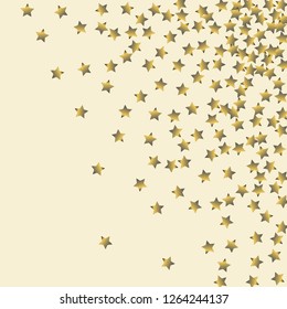 Spray of stars. Isolated gradient celestial elements. Platinum chrome metal glitter. Iridescent festive  celebration vector  background for celebration decorations, flyers, posters.