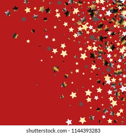 Spray of stars. Isolated gradient stellar elements. Platinum chrome metal glitter.
Holiday celebration luminous vector background for celebration decorations,  flyers, posters.