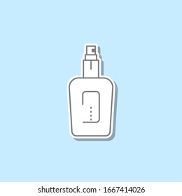 Spray sticker icon. Simple thin line, outline vector of web icons for ui and ux, website or mobile application